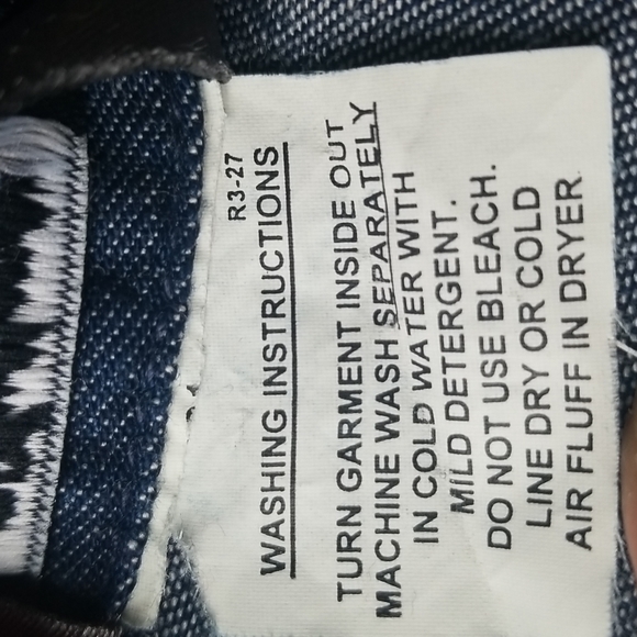 (M) Authentic Rockies Jeanswear Denim Button Down Top Bell Sleeves Rodeo Western - Picture 4 of 9